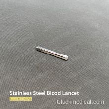 Acciaio inossidabile di Lancet Blood